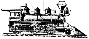 1721 Train Engine One A Track