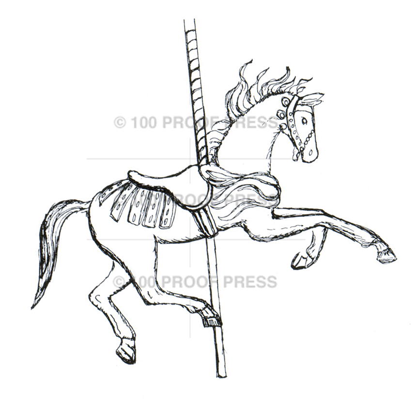 Carousel Horse Outline carousel-horse-outline