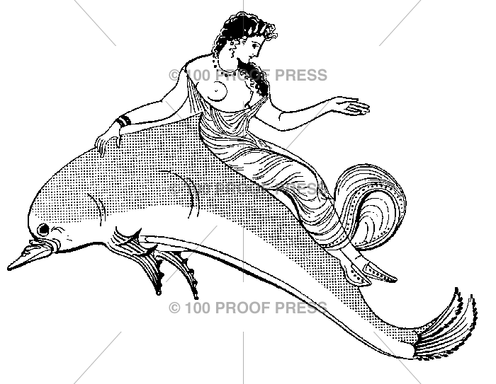 3385 Grecian Woman on Dolphin