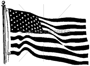 3428 American Flag, Small