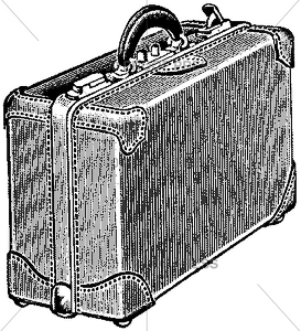 3722 Upright Suitcase