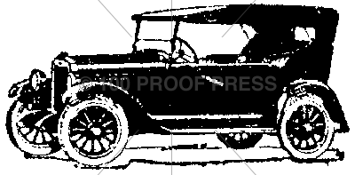 523 Dark Antique Car