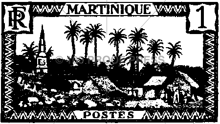 6185 martinique postage stamp