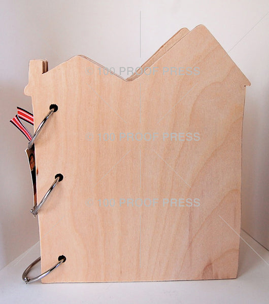 Mixed Media House Book House Book