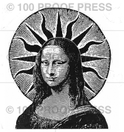 6851 Mona Lisa with Sun – 100 Proof Press