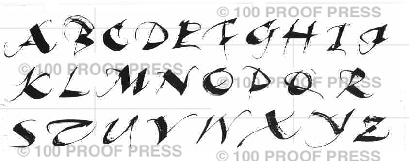 MaVinci Brush Alphabet 41