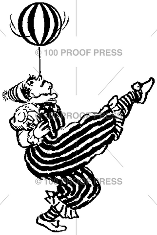 1082 Ball Balancing Clown