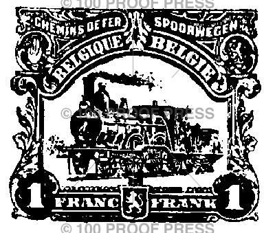 1381 Train Stamp