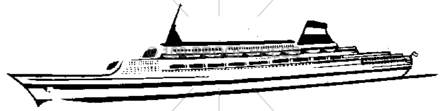 1403 Cruise Ship, Side View