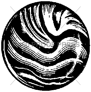 1893 Small Swirl Marble