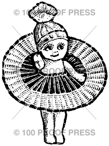 1933 Tiny Doll, Big Skirt