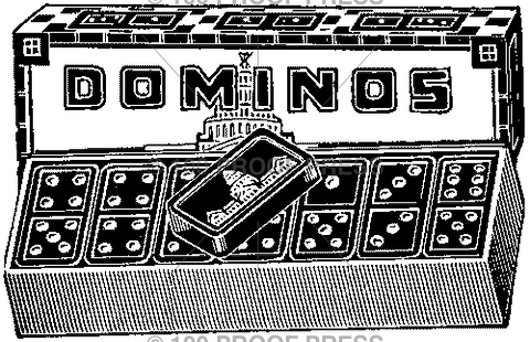 1958 Dominos Set