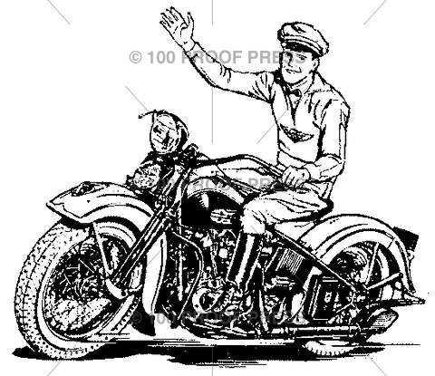 2323 Guy on Motorcycle