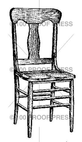 2601 Wooden Kitchen Chair