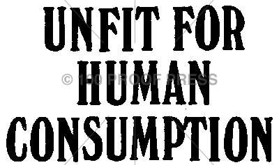 2681 Unfit For Human Consumption