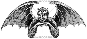 2999 Devil with Bat Wings