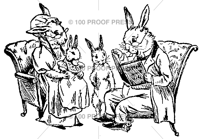 3059 Reading Rabbits