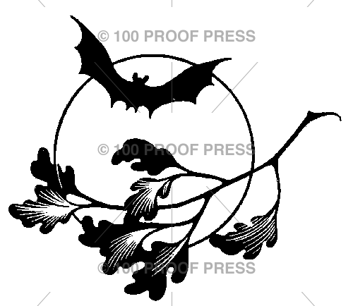 3080 Bat & Branch w-Moon