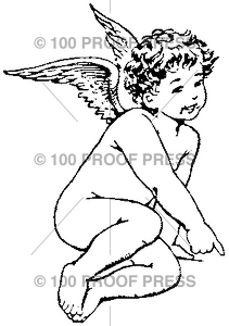 3419 Pointing Angel Child