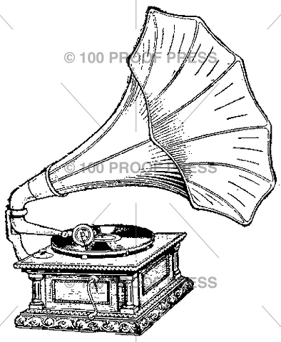 3497 Old Phonograph