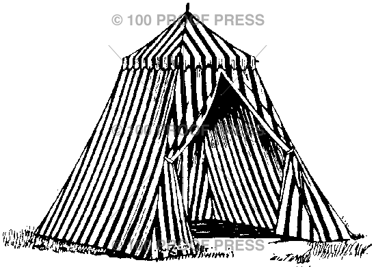 3662 Striped Tent