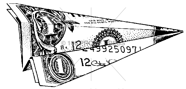 4136 Paper Airplane Money