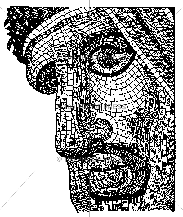 4213 Mosaic Face