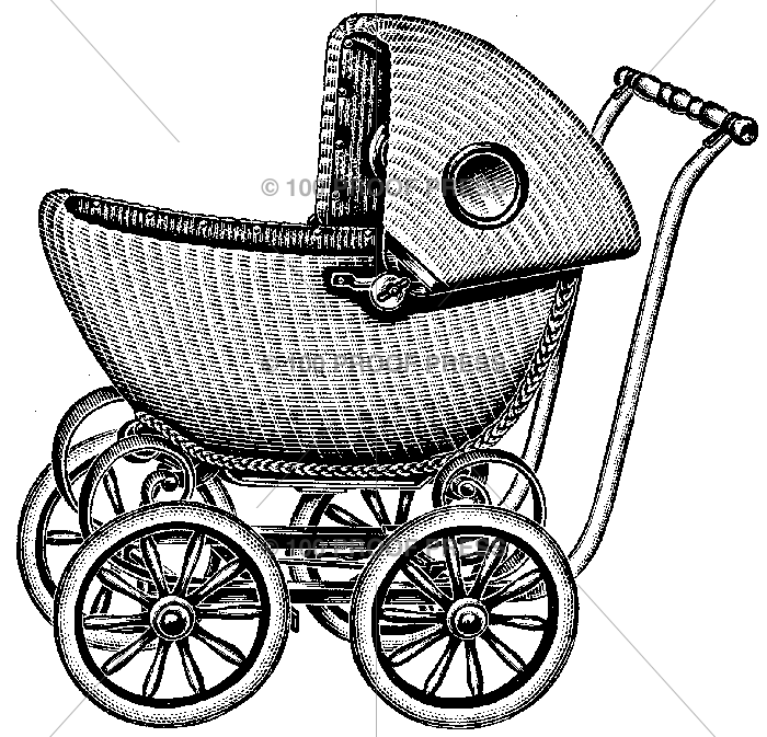 4356 Large Baby Buggy