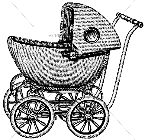 4356 Large Baby Buggy