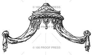 4445 Ornate Bed Canopy