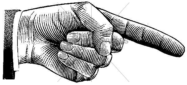 4462 Left Hand Pointing Right – 100 Proof Press