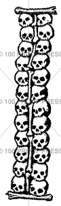 4548 Skull Column