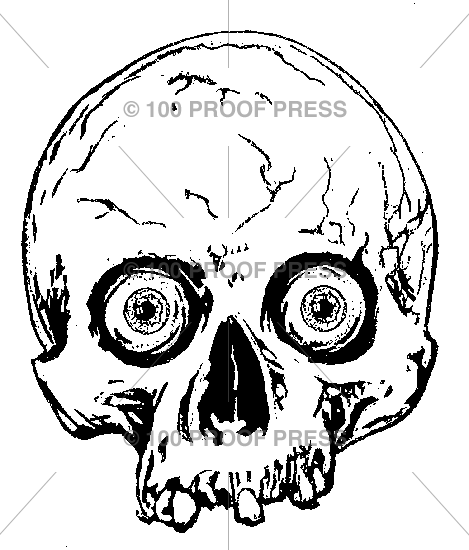4553 Pop-Eyed Skull