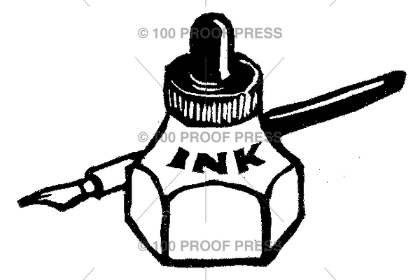 4657 Ink Jar and Pen