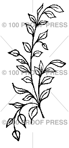 4835 Small Sprig with Leaves