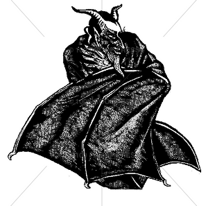 5063 Devil with Bat Cape