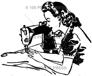 5098 Lady Sewing