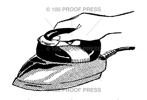 5103 An Iron With Hand