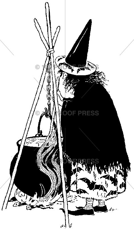 5934 Halloween Witch Girl