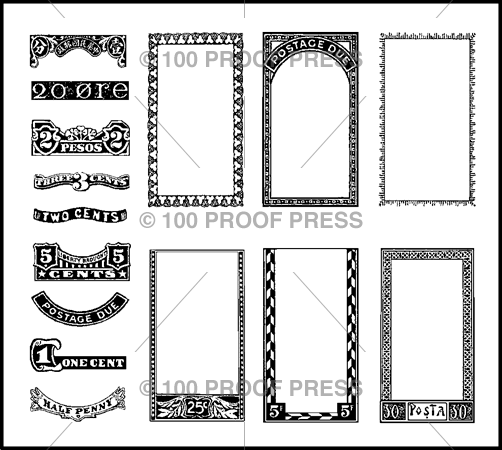 Unmounted images for Postage Paper Style #5