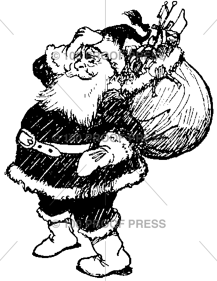 6221 Puzzled Santa – 100 Proof Press