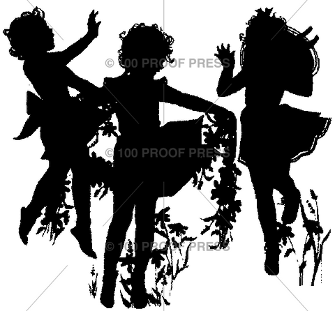 6292 Flower Girls Silhouette