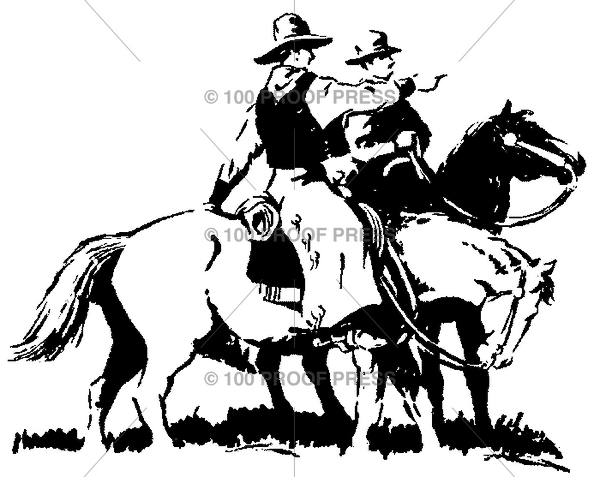 6344 Cowboys on Horses