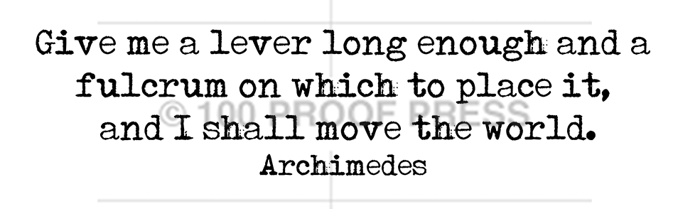 6542 Archimedes Lever Quote