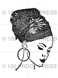 6823 Woman with Head Wrap