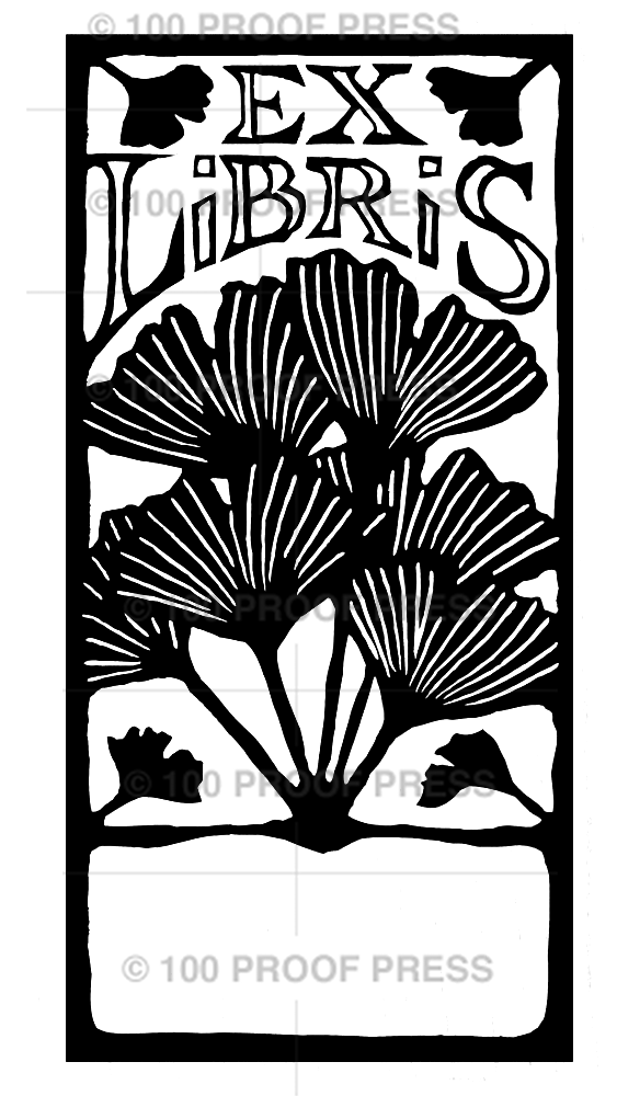 6841 Ginko Bookplate