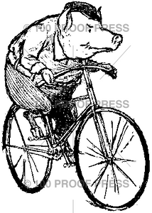966 Pig on a Bike