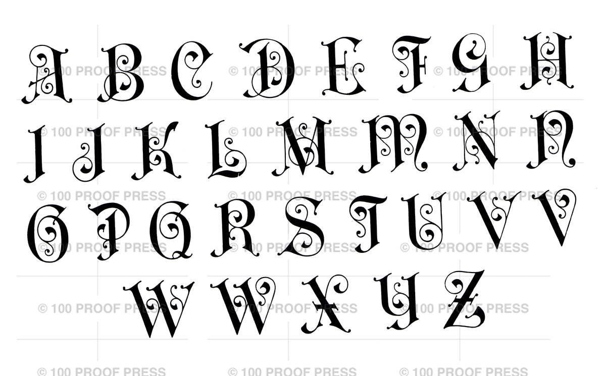 ElizabethanesQ Alphabet – 100 Proof Press