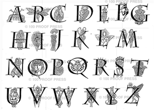 Ladies and Letters Alphabet
