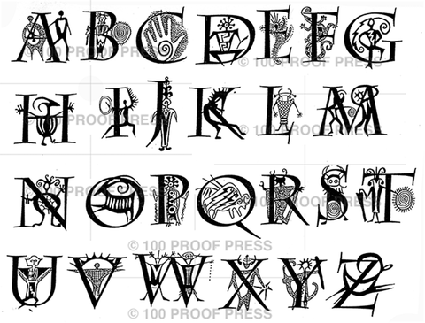 Petroglyph Alphabet